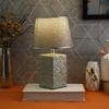 Grey Rectangular Base Table Lamp