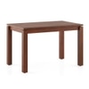 Atlas Solid Wood 4 Seater Dining Table With 4 Rochelle Lounge Chairs (Finish : Honey, Chair Colour : Adrian Velvet)