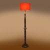 Devansh Wooden Floor Lamp
