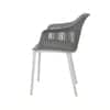 Kepler Brooks Senora Cafeteria Dining Chair in Grey Colour