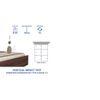 Viveka Engineered Wood Queen Size Bed In Walnut Finish