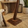 Hydra Beige Jute Floor Lamp with Beige Jute Base