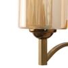 Eliante Modern Wall Lights Mild Steel & Glass Material Antique Gold & Champaign Finish