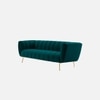 Grace Fabric Sofa (Teal Blue)