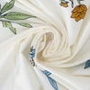 Eon White Floral 400 TC Cotton Flat Single Size Bedsheet with 2 Pillow Covers – Threads