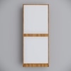 8 Shelves Semi Open Multipurpose Matrix Kitchen Cabinet In Highland Pine & Plateau Apple Finish