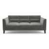 Lewis Sofa (Colour : Ash Grey Velvet, Cushion : Hard, Seater : 3+1+1)