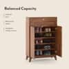 Webster 15 Pair Shoe Rack With Drawer in Sheesham Finish