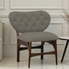 Twilight Grey Fabric Accent Chair