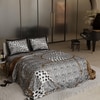 Stoa Paris Super King Size Enriched Cotton Bedsheet with 2 Pillow Covers  Size Primal Elegance