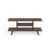 Anatdol Standard Engineered Wood Coffee Center Sofa Tea/Teapoy Console Table For Sofa Set Living Room Home Hall (Brown Maple)