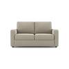 Apollo Compact High Back 2 Seater Fabric Sofa in Oyster Beige Colour