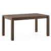 Atlas Solid Wood 6 Seater Compact Dining Table with 6 Meryl Lounge Chair