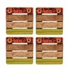 Coaster Sq Mangowood Handcrafted with Madhubani Art (Set of 4) (4x4")