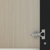 Aluminium Black Profile 6 Tinted Glass Handless Shutter  In Highland Pine Finish