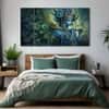 The Castle Decor Krishna Ji Wall Painting Wooden Framed 27x48 Inch (Style 4)