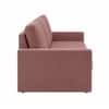 Kaylo Velvet 2 Seater Sofa in Peach Color