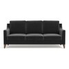 Abbey 3 Seater Fabric Sofa In Pebble Grey Colour