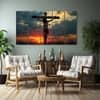 The Castle Decor Jesus Wall Painting Wooden Framed 27x48 Inch (Style 5)
