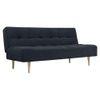 Ofra 3 Seater Sofa Cum Bed In Black Color