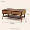 Solana Cane Coffee Table