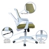 Xeanea Mid Back Ergonomic Chair in Pearl Green Colour