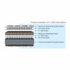 Recharge Orthopedic With Rebotech Technology 4.5 Inch Double Size Bonded Foam Mattress (72X48 Inches) Double-Sided Quilted, Premium Knitted Fabric