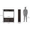 Bruce Engineered Wood Free Standing TV Unit in Walnut Finish