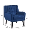 Derel Accent Chair in Navy Blue Colour