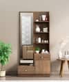 Hexa Red Wooden Dressing Table in Flower Wenge Colour