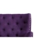 Brogen Fabric Accent Chair in Purple Colour