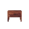 Rama Solid Wood Bedside Table in Teak Finish