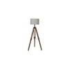 Shaela Natural Linen Shade Floor Lamp