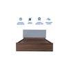 Samadhi Bed With Premium Leatherette Fabric And Box Storage Queen Bed