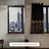 Stoa Paris Satin Window Curtain, 70% Blackout Curtains,   Privacy Lining, Pack of 2, Versailles - Regal Slate with Back Lining