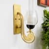 Richmond Brass and Glass Wall Light
