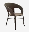 Ballarat  Wicker Chair In  Bombay Brown Tone Finish