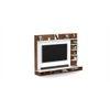 Primax Grande Engineering Wood Wall Mount TV Entertainment Unit Set Top Box Stand/TV Cabinet with Shelves for Books & Décor Display Unit Bed Living Room Upto 50 Inches (Brown Maple & White)