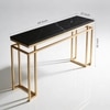 Modern Metal Console Table in Gold Colour