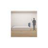 Samadhi Engineered Wood Queen Size Bed In White Finish