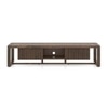 Linnea Solid Wood TV Cabinet In Danish Walnut Finish