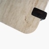 Sculpt Edge Solid Wood Coffee Table in Brown Colour