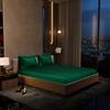 Stoa Paris 300TC UltrSatin Double Bedsheet Set Satin Double Emerald Green