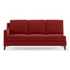 Abbey Sectional Sofa (Colour : Salsa Red, Cushion : Hard, Seater : Right Aligned 3 Seater + Right Aligned Chaise)