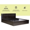 Muses Engineered Wood King  Size Bed With Drawer Storage (Melamine Finish)