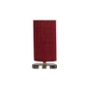 Maroon Jute table lamp with Steel Base -11