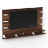 Bluewud Harri Engineered Wood Tvcabinet In Brown Maple & White Finish