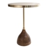 Viotto Metal Side Table in Gold Colour
