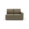 Apollo Compact Sofa (Colour : Cappucino, Cushion : Hard, Seating Capacity : Left Aligned 2 Seater + Left Aligned Chaise + Ottoman)