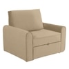 Clevam  Pull Out Sofa cum Bed  in Beige Colour